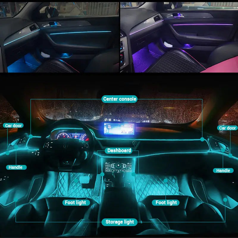 LumiGlow™ Car Ambient LED Lights